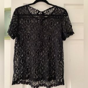 Lacey top by 14th and Union with ribbon at the back.